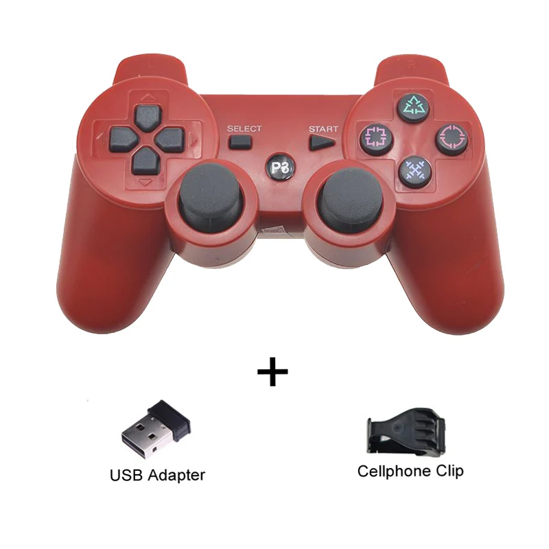 2 Беспроводной пульт управления Bluetooth для PS3/геймпад для смартфона для Dualshock3 джойстик для playstadi3 двойная вибрация SIXAXIS для ПК - Цвет: 2