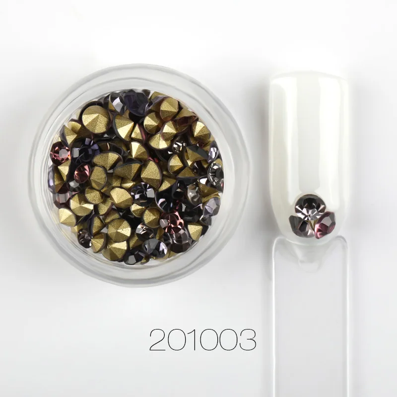 M201003 ROSALIND лак для ногтей гель для приклеивания страз смешанный цвет 1 шт. украшения для ногтей Стразы для маникюра кристаллы аксессуары для ногтей - Цвет: M201003