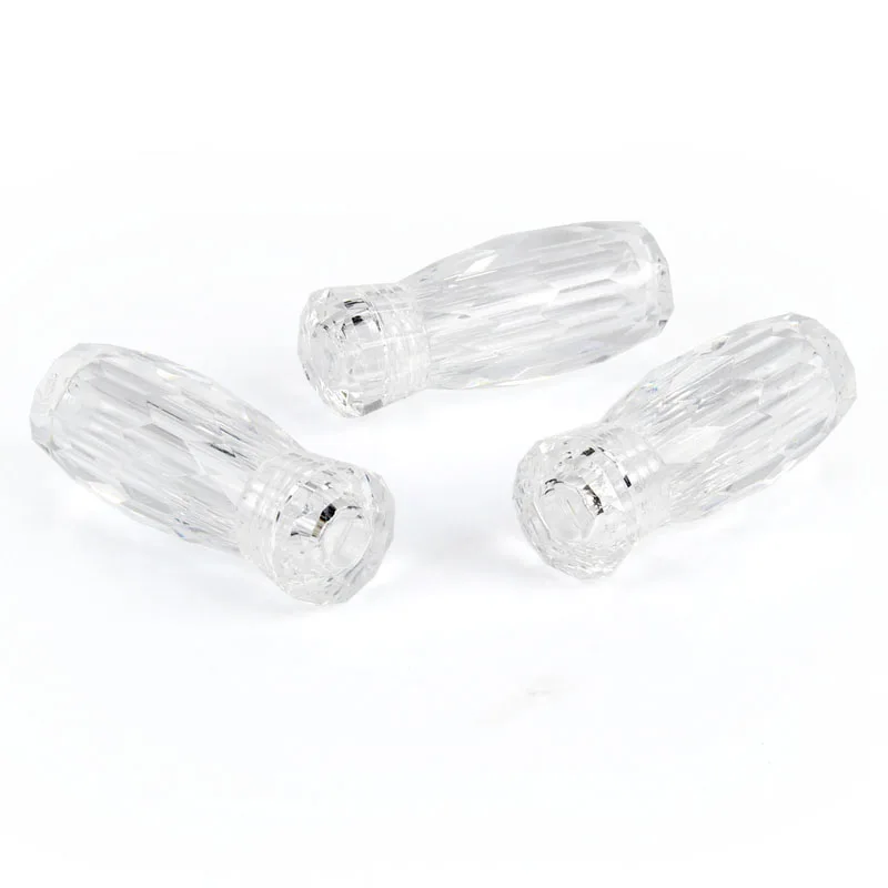 

1PC Fancy Acrylic Clear Bottle Storage Pot Container for Little Glitter Beads Rhinestones Salon Display