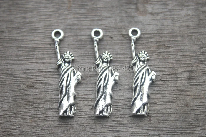 10 шт.-подвески в виде статуи Свободы старинная фотография | Украшения и