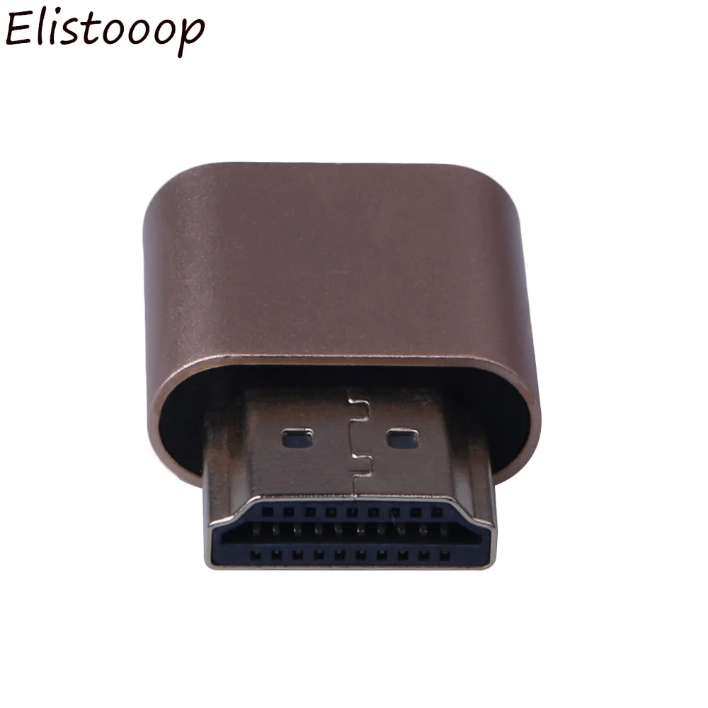 Elitooop VGA адаптер виртуального дисплея HDMI 1 4 DDC EDID пустышка без головы призрак