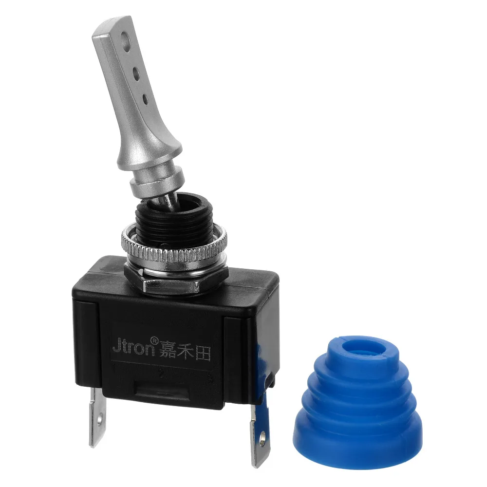

Jtron 12 мм тумблер Водонепроницаемый ВКЛ-ВЫКЛ 12/24v 20A/40A для автомобилей boat модифицированный