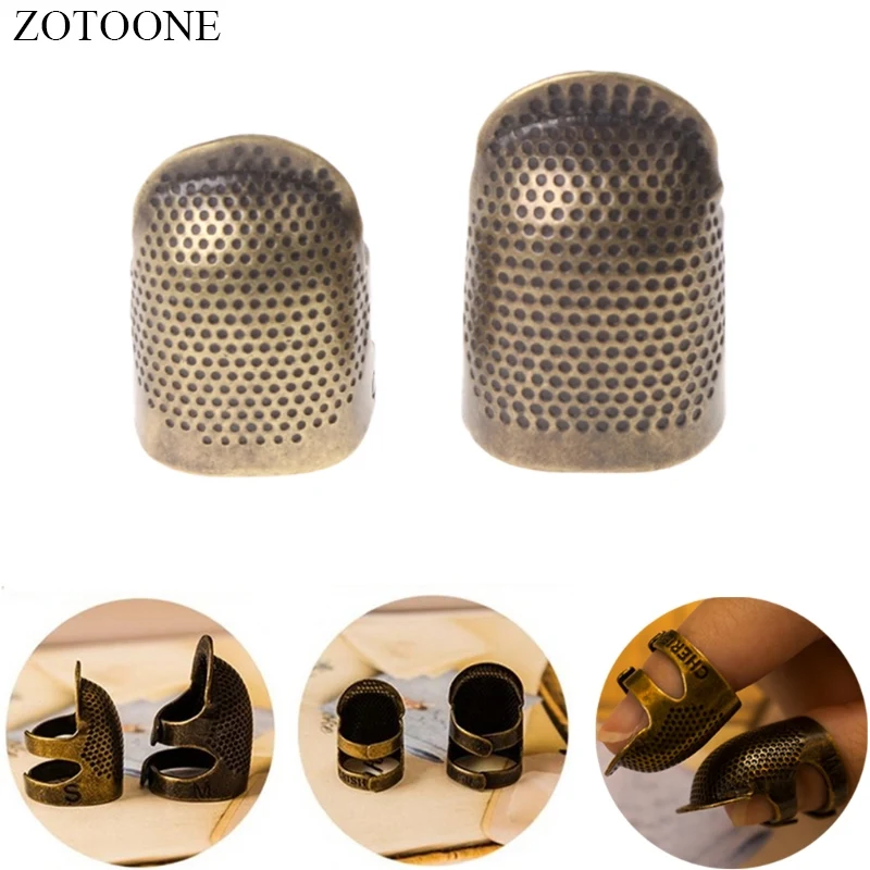 ZOTOONE 1 шт. металлический наперсток для шитья булавки иглы палец тканевый пластырь