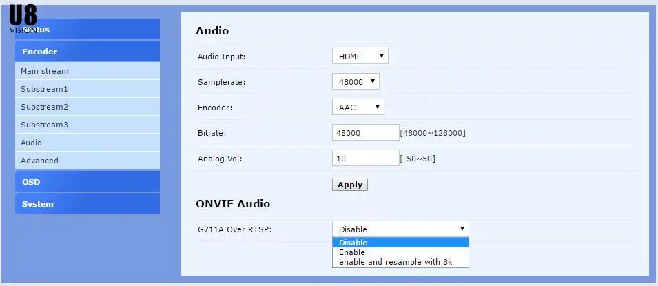 H.265 HEVC MPEG-4 AVC/H.264 HDMI видео кодировщик передатчик прямой трансляции