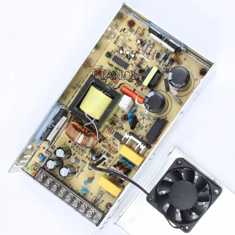 DIANQI led power supply switch 350W 5v 50A ac dc converter S-350 variable voltage regulator S-350-5 | Обустройство дома