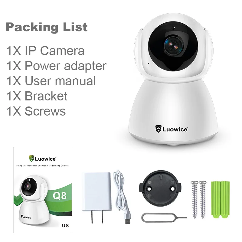 Ip-камера видеонаблюдения HD 1080P H.265 Wi-Fi ночное видение |