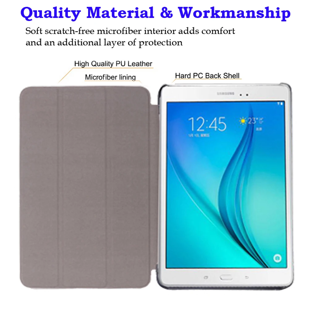 Тонкий чехол для samsung Galaxy Tab A 9,7 SM-T550 SM-T555 SM-P550 SM-P555 9," планшетный Стенд кожаный чехол для samsung Galaxy Tab A 9,7 чехол