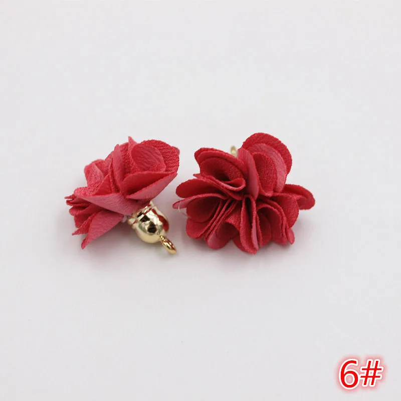 10 шт./лот 28 мм цветы кулон кисточки для мобильного телефона занавес ключ