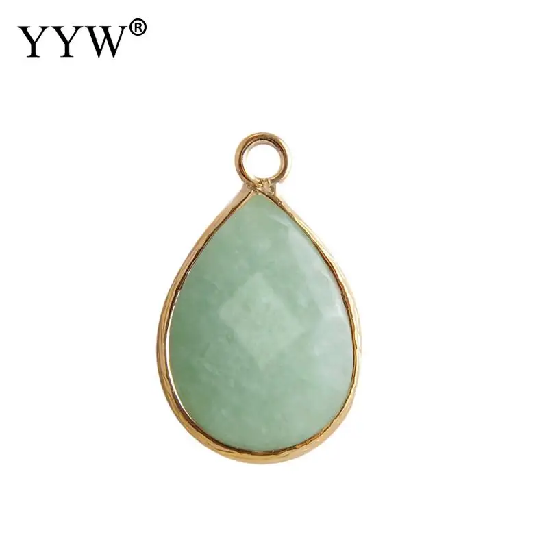 YYW подвеска в виде капли воды из натурального камня подвески для женщин ювелирные