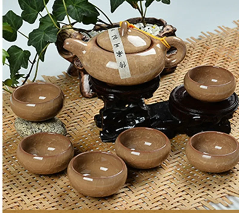 CJ258 Высокое качество 7 шт./партия Китай Dehua Красочные керамические чашки Binglie чай чашка красивая Защита окружающей среды