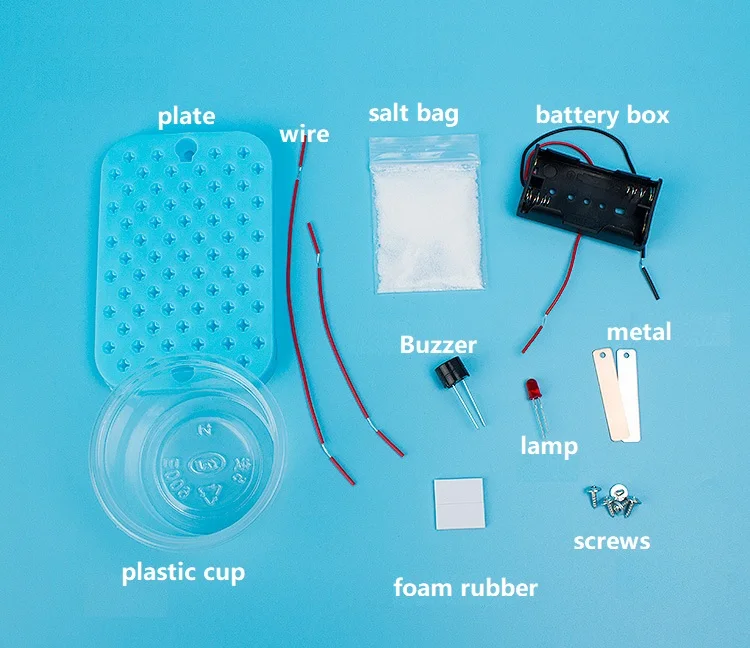 DIY тест на рассол детские игрушки стержень соленой воды научная помощь обучающая