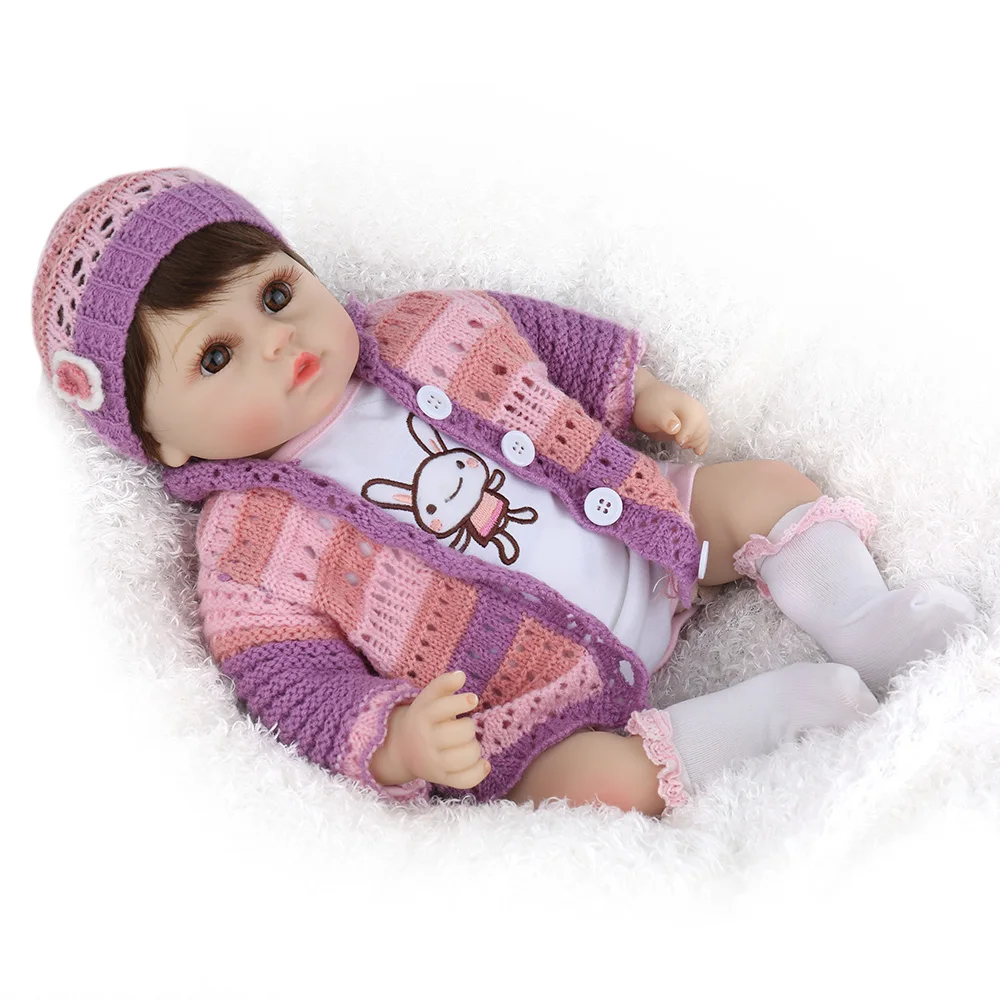 NPKDOLL Reborn Baby Doll Реалистичная кукла для новорожденных девочек 18 дюймов мягкий