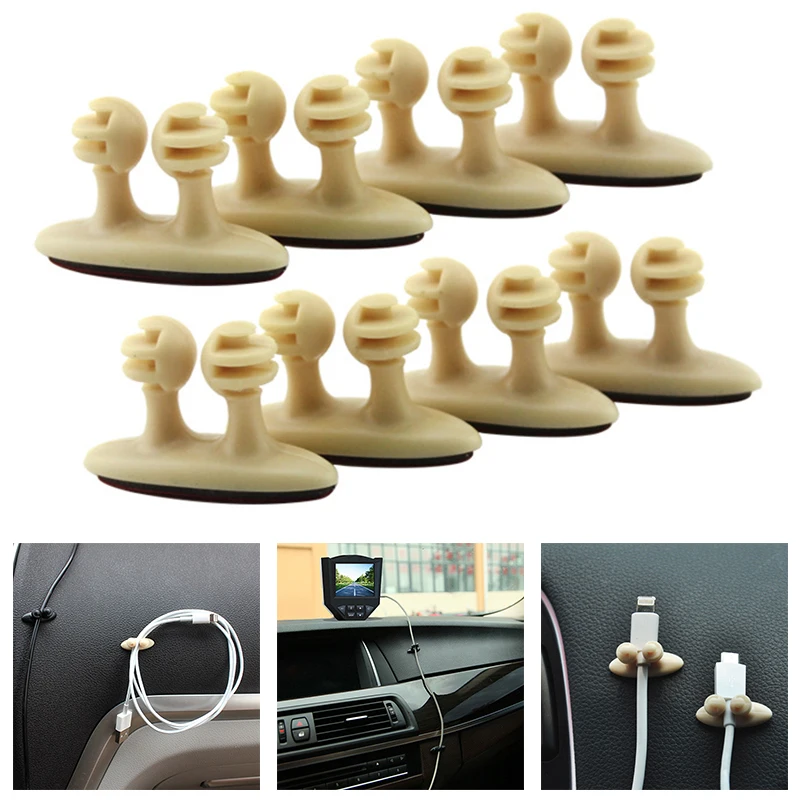 Новинка 8 шт. автомобильный зажим для проводов фиксированный кабель инструмент