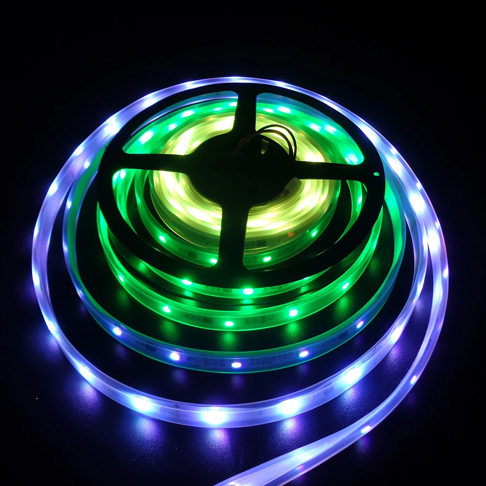 Светодиодная лента с чипом 1903 IC 5050 12 В постоянного тока цифровая RGB Dream color 133 типов
