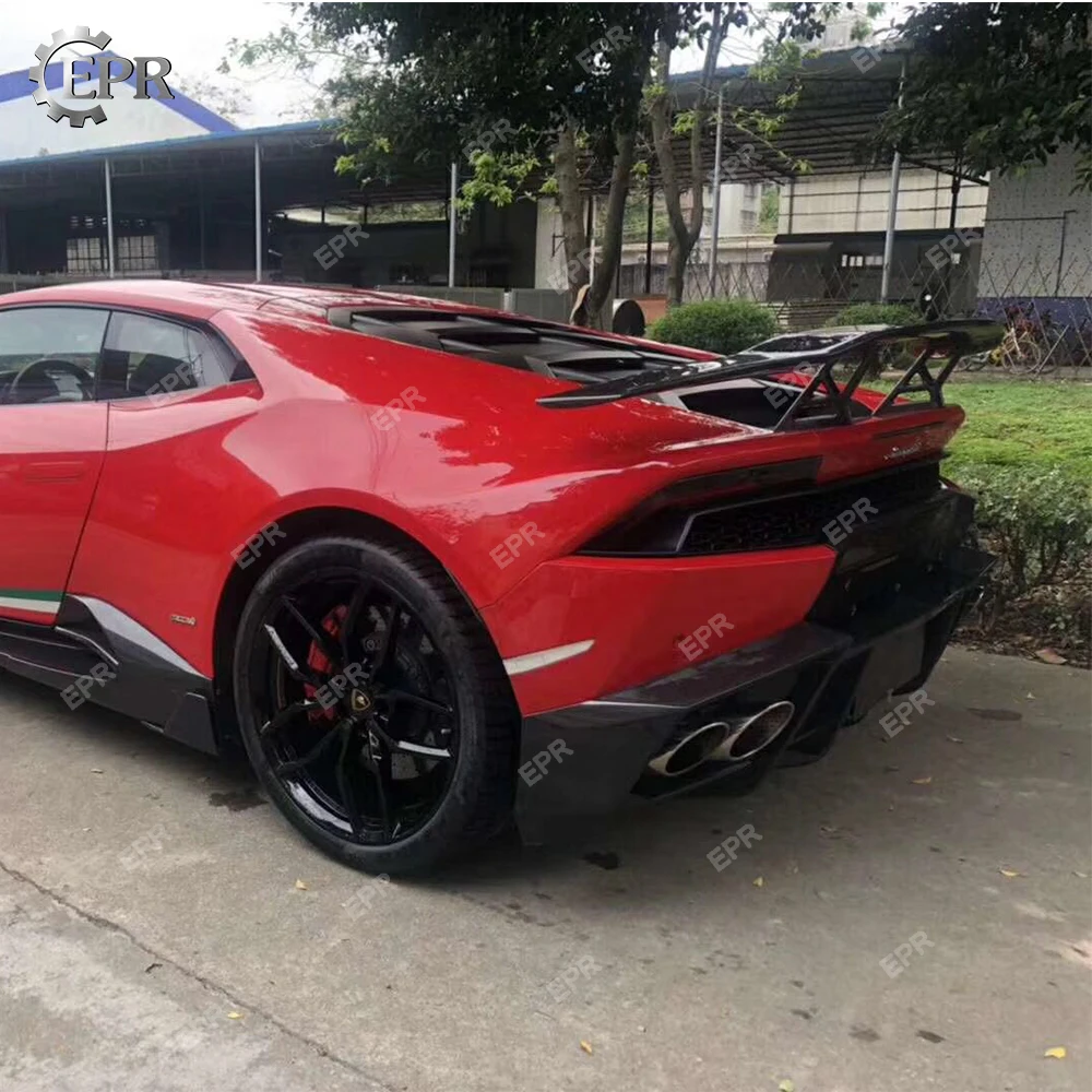 Сухой углеродный диффузор для Huracan LP610 LP580 OEM Стиль Матовый углеродное волокно