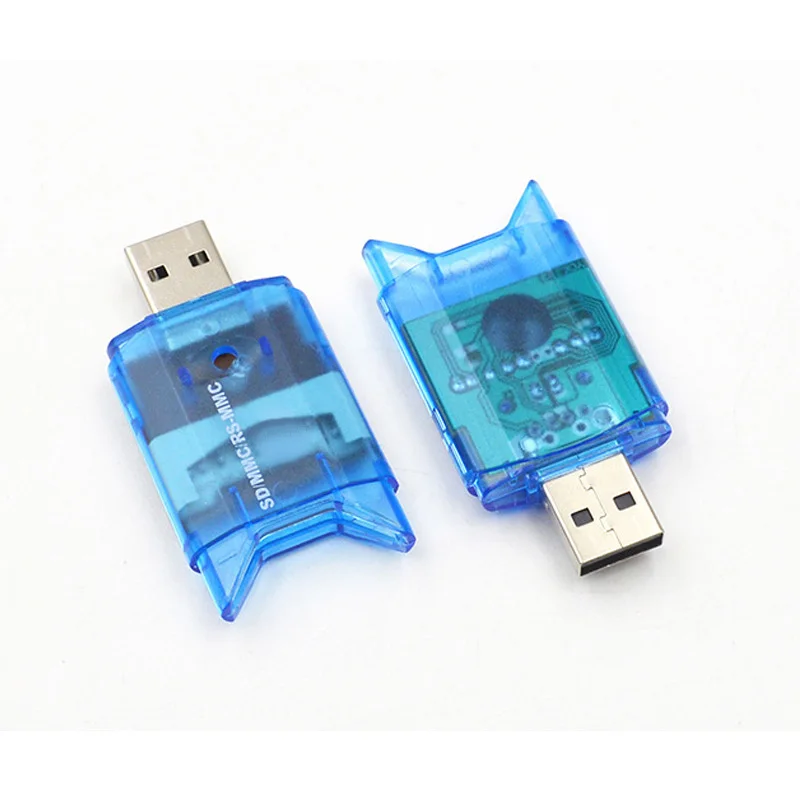 1 шт. высокоскоростной портативный USB для карты памяти Reader адаптер записывающего