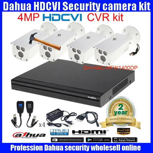Оригинальный английский DAHUA 4MP VANDALPROOF камеры DH HAC HFW1400DP ХВН купольная камера с