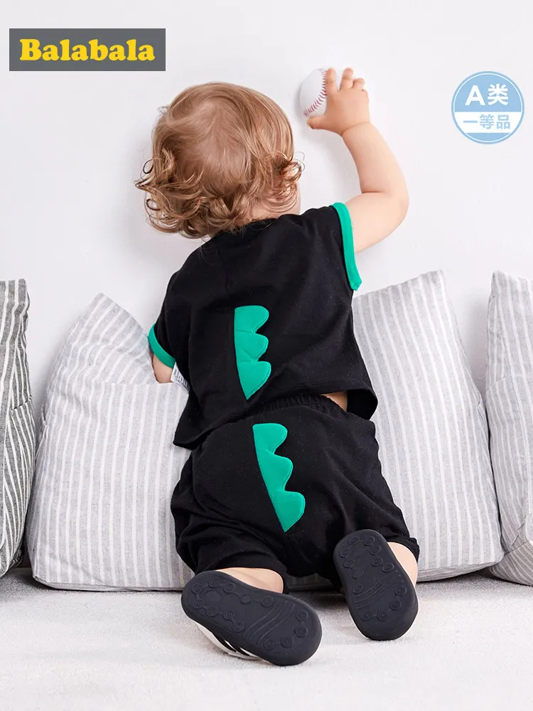 Balabala/комплект из 2 предметов для малышей футболка с короткими рукавами и рисунком