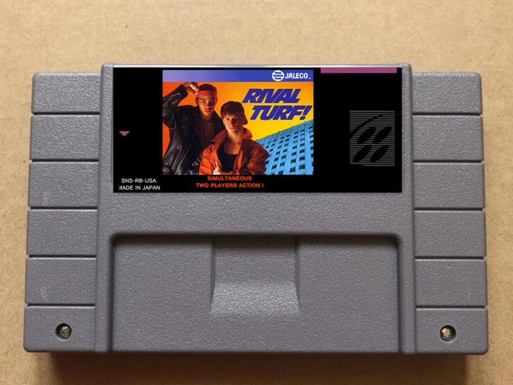 Видеоигра Rival Turf USA NTSC версии 16 бит 46 pin!|Картриджи| |