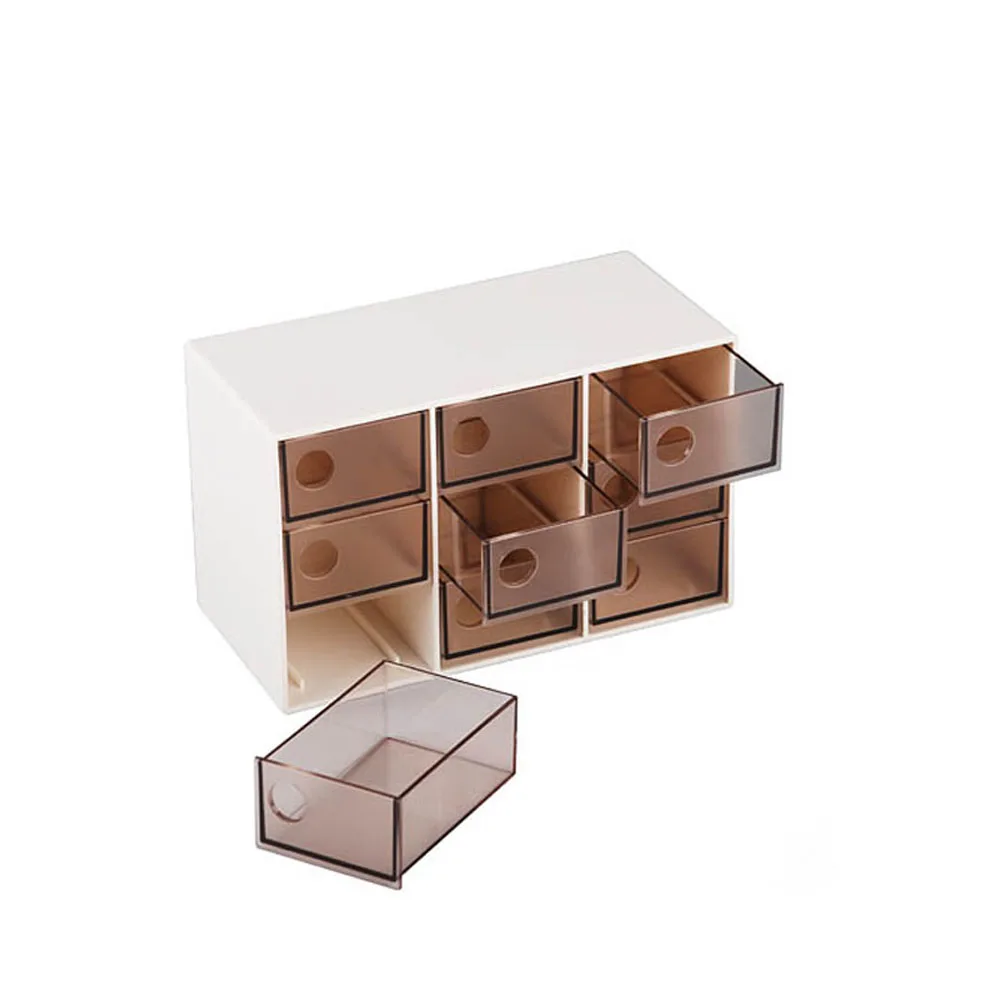 Акриловый Органайзер в сетку коробка для хранения контейнер чехла с девятью