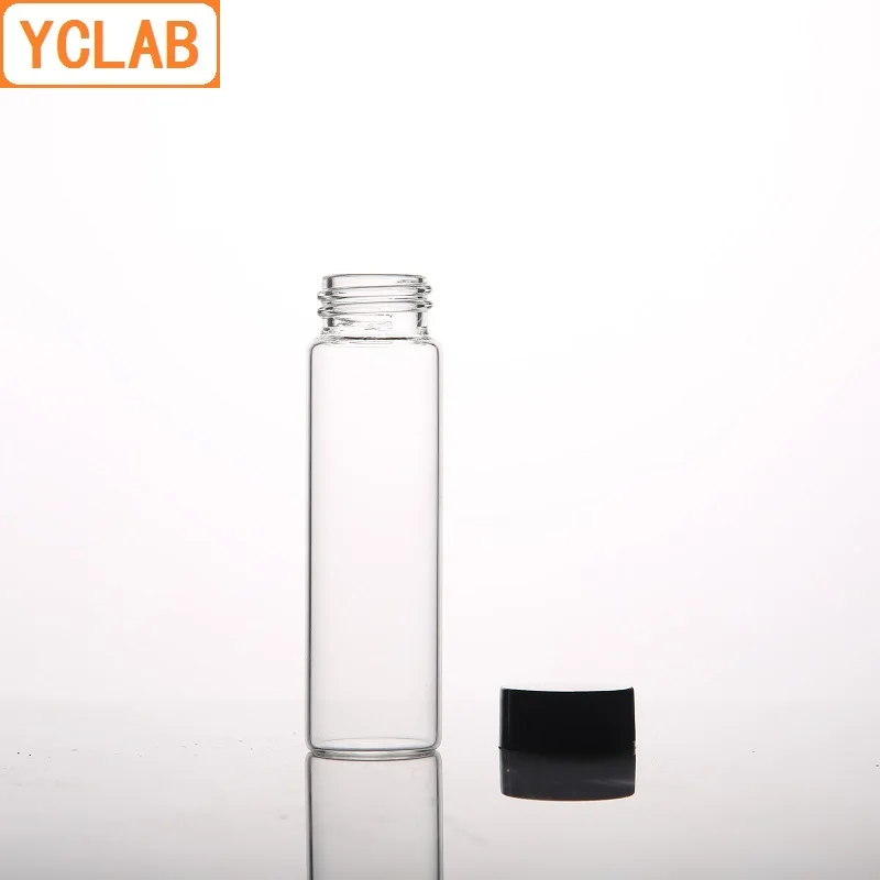 YCLAB 40 мл стеклянная бутылка для образцов сыворотки прозрачный винт с