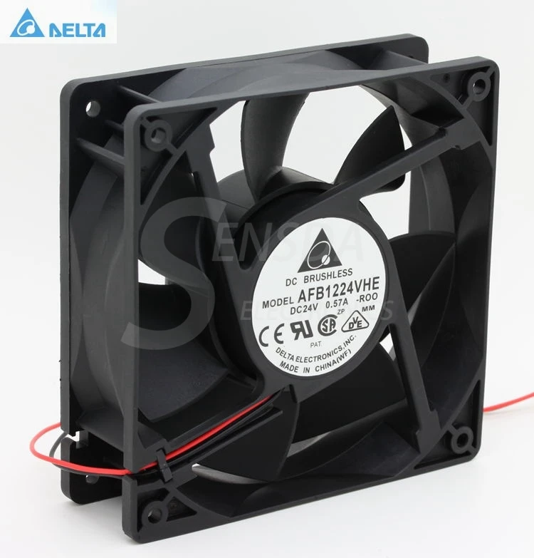 Для delta AFB1224VHE ROO R00 12038 120 мм 12 см DC 24 В 0.57A серверный стандартный осевой вентилятор