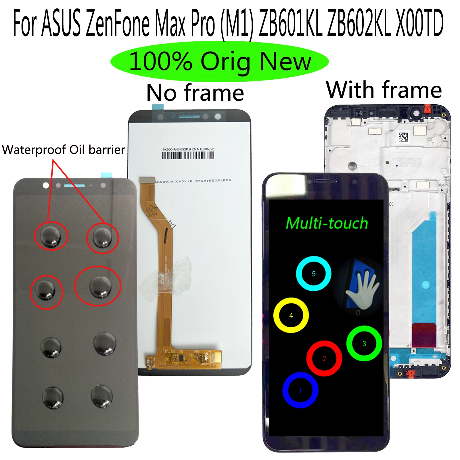 Shyueda 100% оригинальный новый 5 99 &quotдля ASUS ZenFone Max Pro (M1) ZB601KL ZB602KL X00TD AAA + IPS ЖК дисплей с