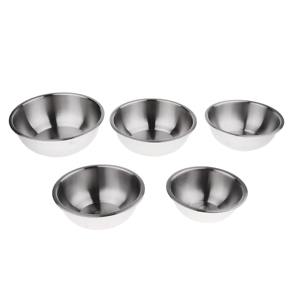 Небьющаяся уплотненная чаша из нержавеющей стали 304 миски для риса миска десерта