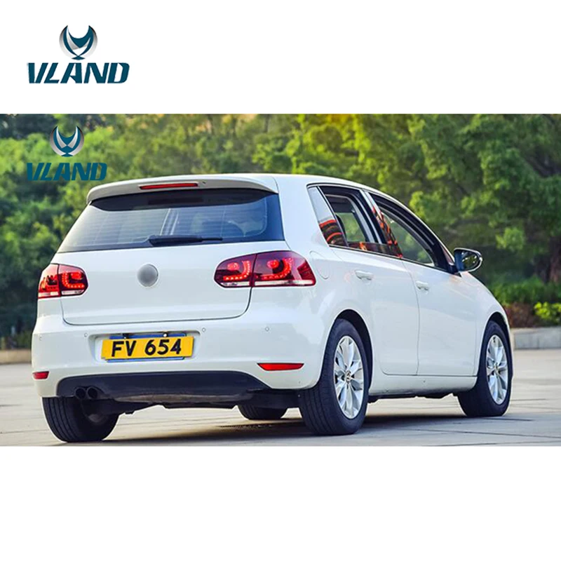 VLAND завод для автомобиля задний фонарь Volkswagen Golf 6 Mk6 R20 LED 2010 2012 2014 2016 с