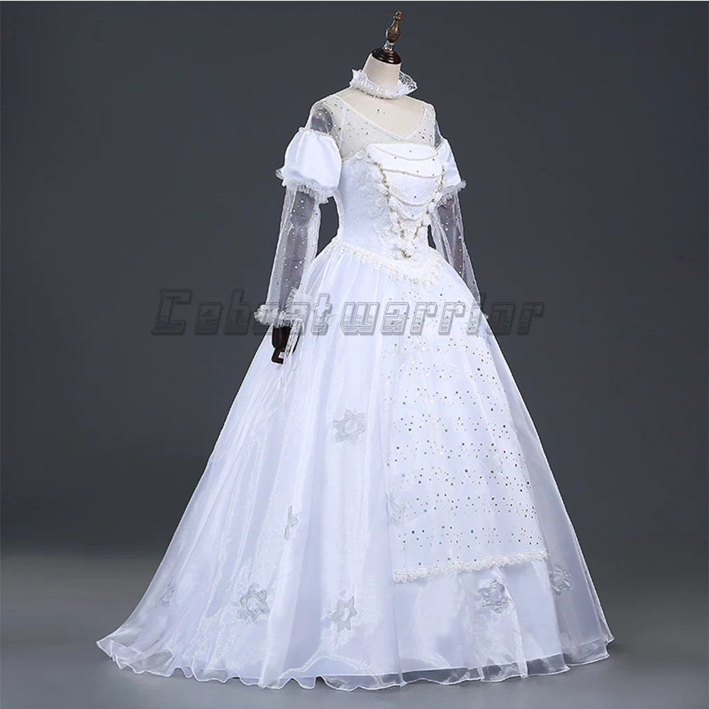 Алиса в стране чудес белая королева костюм платье девушки Хэллоуин Необычные