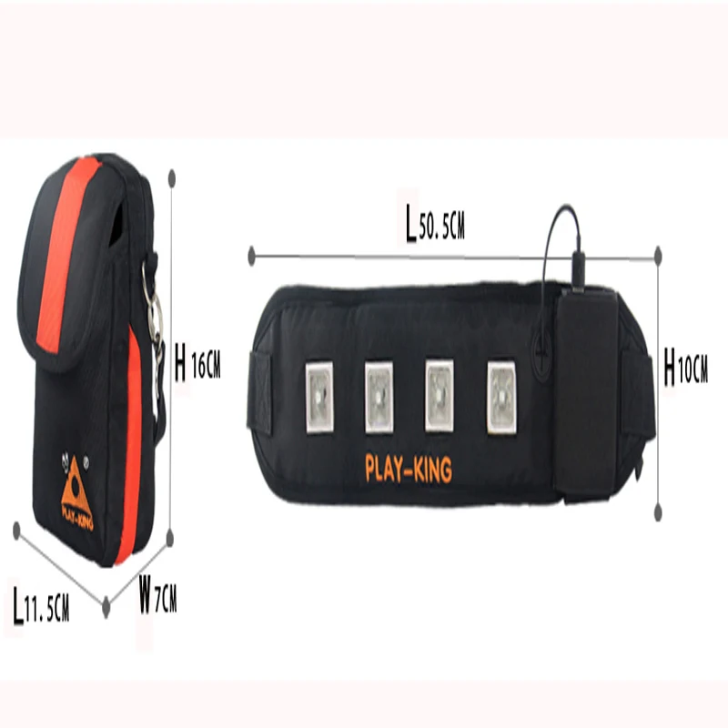 

PLAYKING Outdoor Shoulder Bag Spotlight Waist Belt Night Worker Outdoor Activities Bag Running Bicycle Bag Lighting PF1320