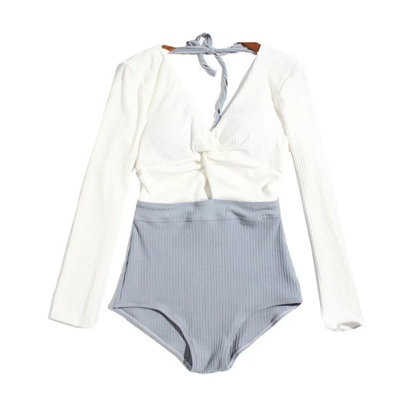 Женский слитный костюм для серфинга и плавания с длинным рукавом | Спорт