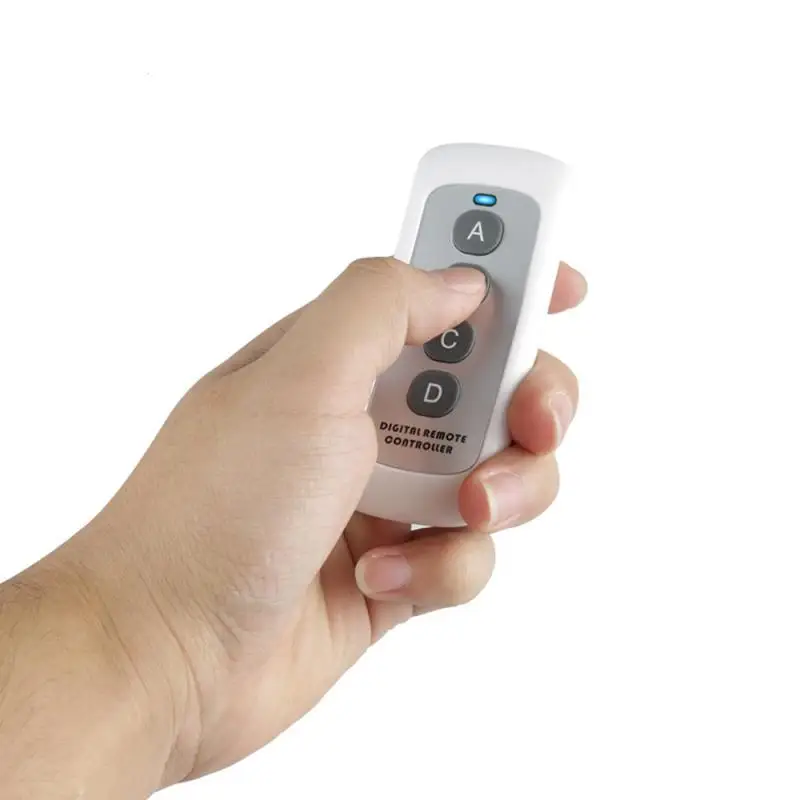 Universal 433MHz RF Remote Control 4 Channel Learning Code 1527 Transmitter Key Fob DC 12V Mini Wireless Garage Gate Opener S2 |