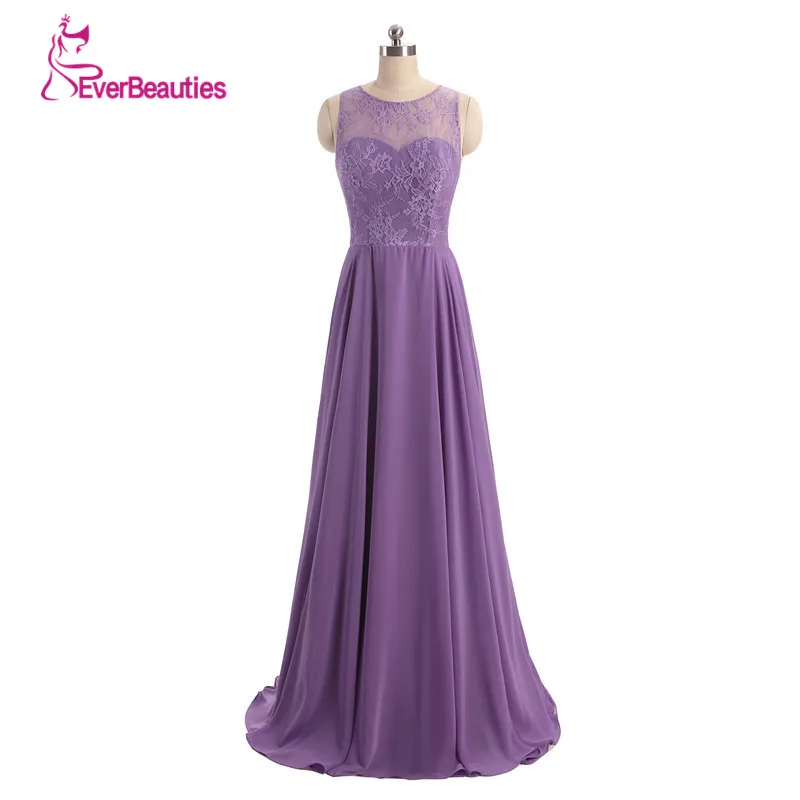 Женское длинное шифоновое Плиссированное ТРАПЕЦИЕВИДНОЕ китайское фиолетовое