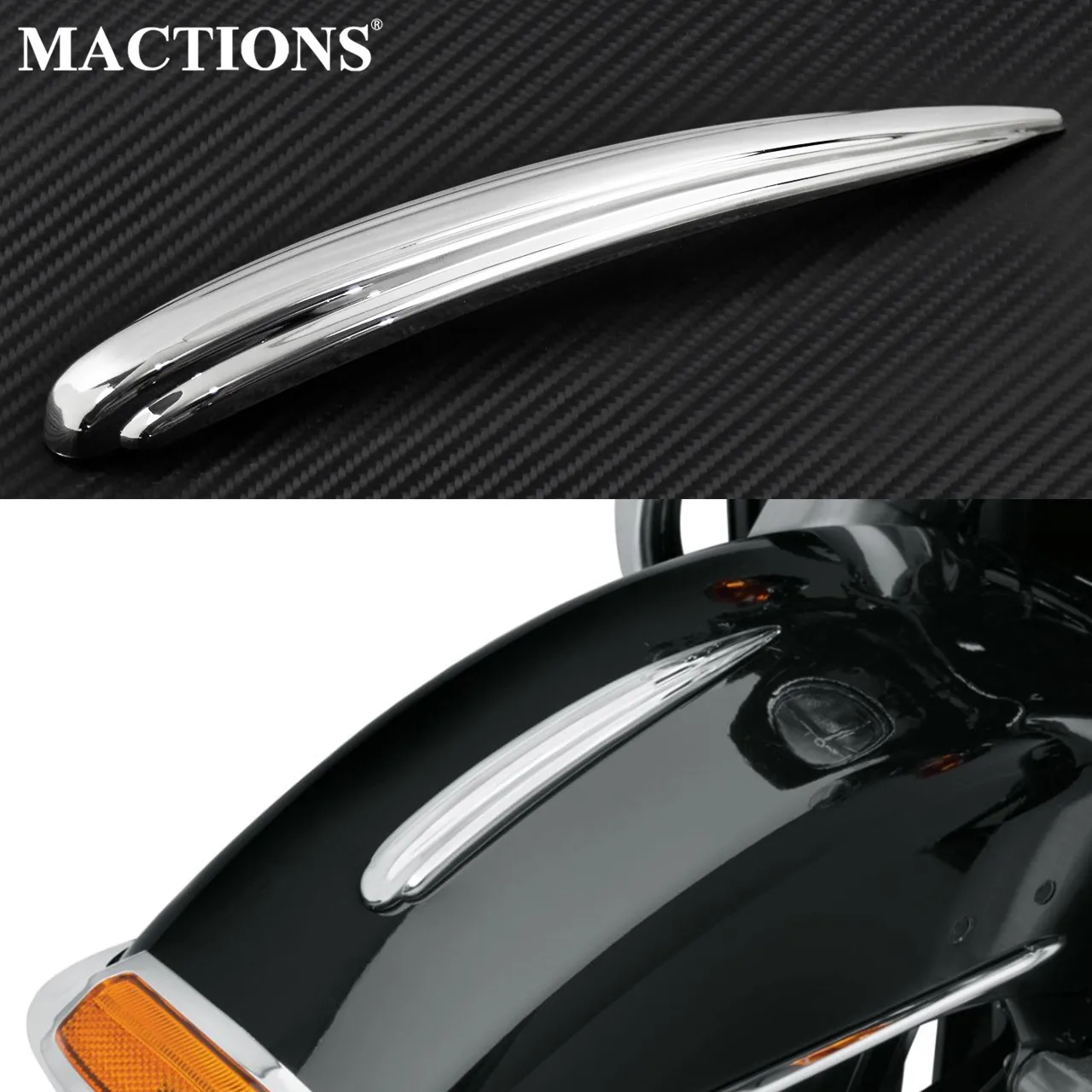 Переднее крыло мотоцикла отделка хром для Harley Touring Road Glide FLTRX Street Glide FLHX Sportster XL Dyna тонкий FLSL