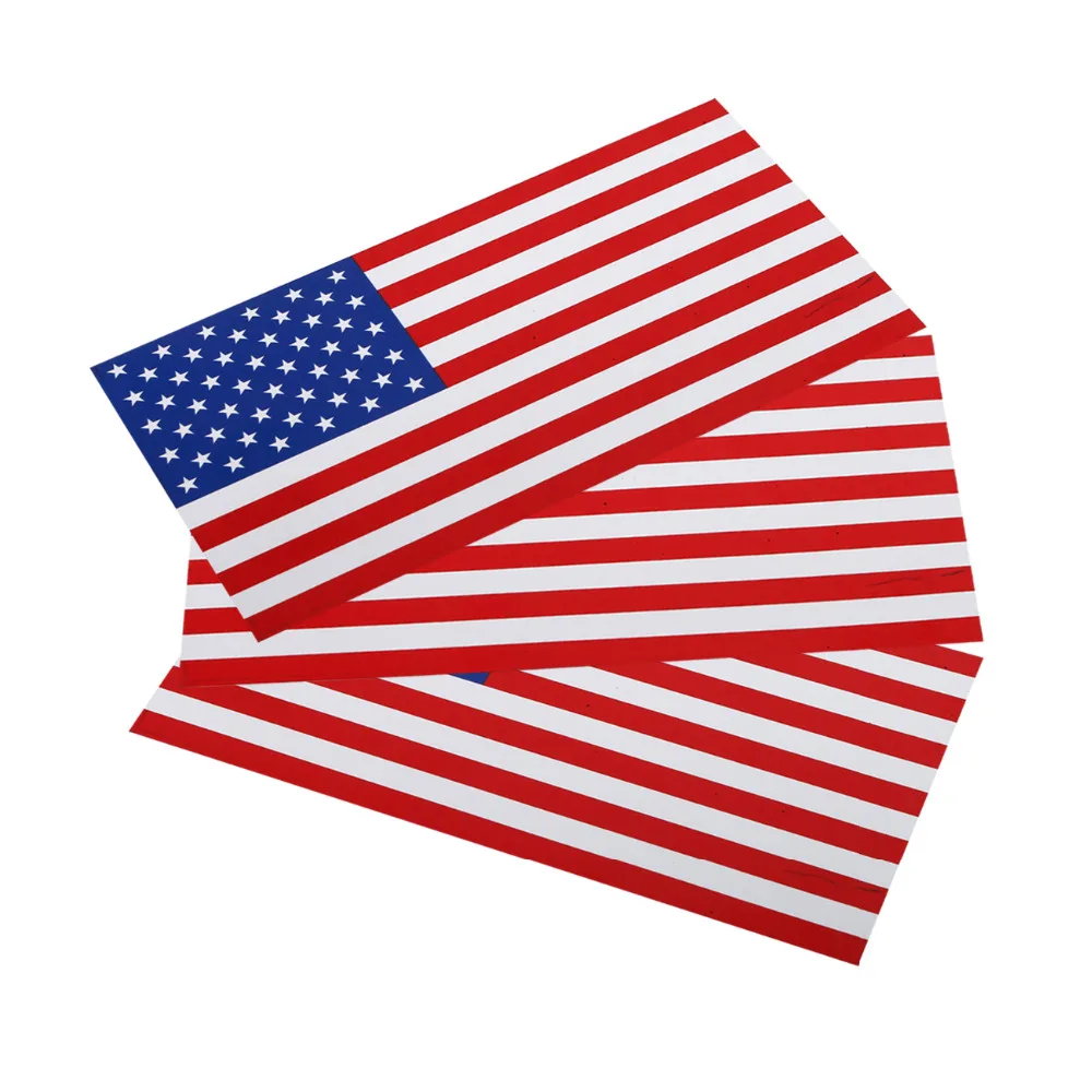 Съемные магнитные наклейки в виде флага США 3 шт.|car sticker|flag decalflag car |