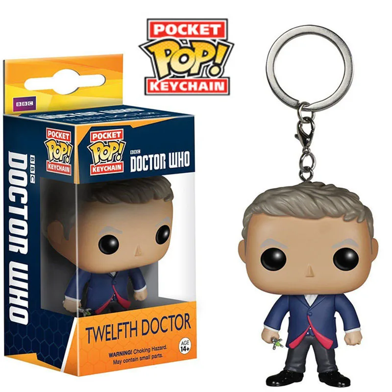 Funko POP Карманный Брелок Игрушка Доктор Кто 11/12th/123th Tardis фигурки - Цвет: 13th