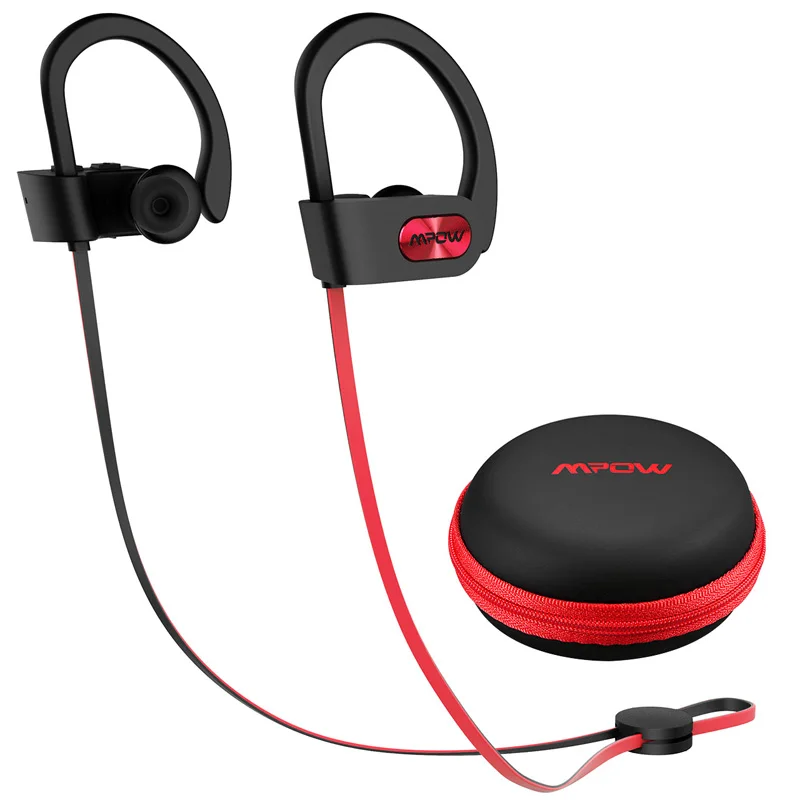 Mpow пламя ipx7 водонепроницаемые беспроводные наушники HiFi стерео спортивные наушники 8-10 h время игры для iPhone Xiaomi huawei samsung - Цвет: Red