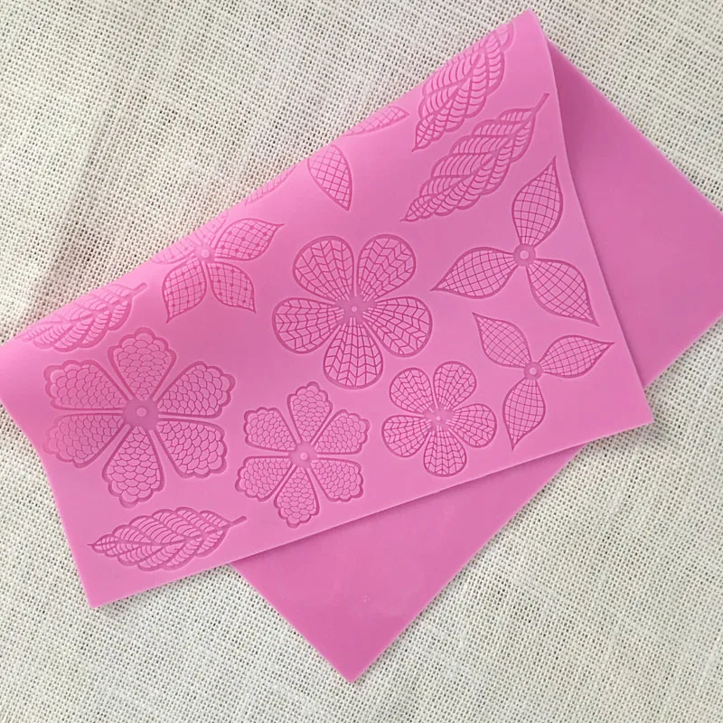 Новая крупногабаритная кружевная силиконовая форма для выпечки торта в форме