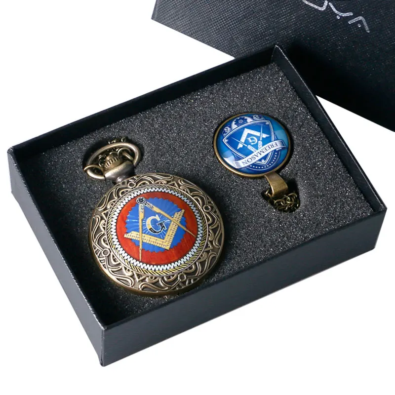 Новое поступление 2020 года набор карманных часов без масонской ожерелье подвеска