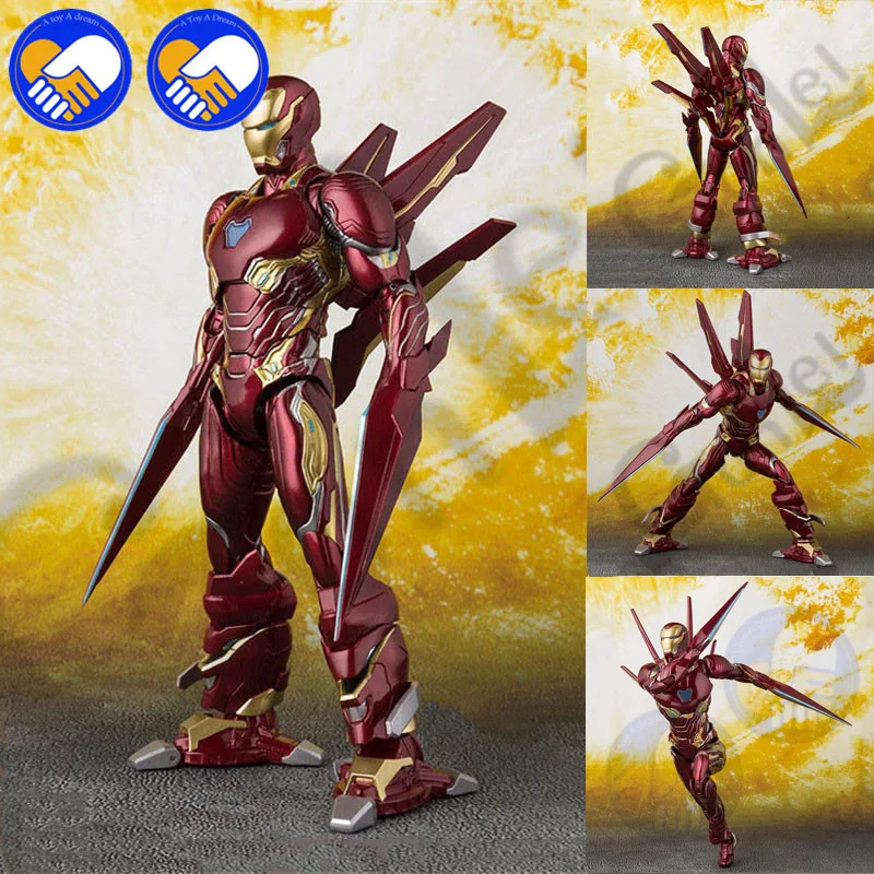Набор из нано оружия Мстители 4 Ironman MK50 бесконечная игра военные фигурки игрушки