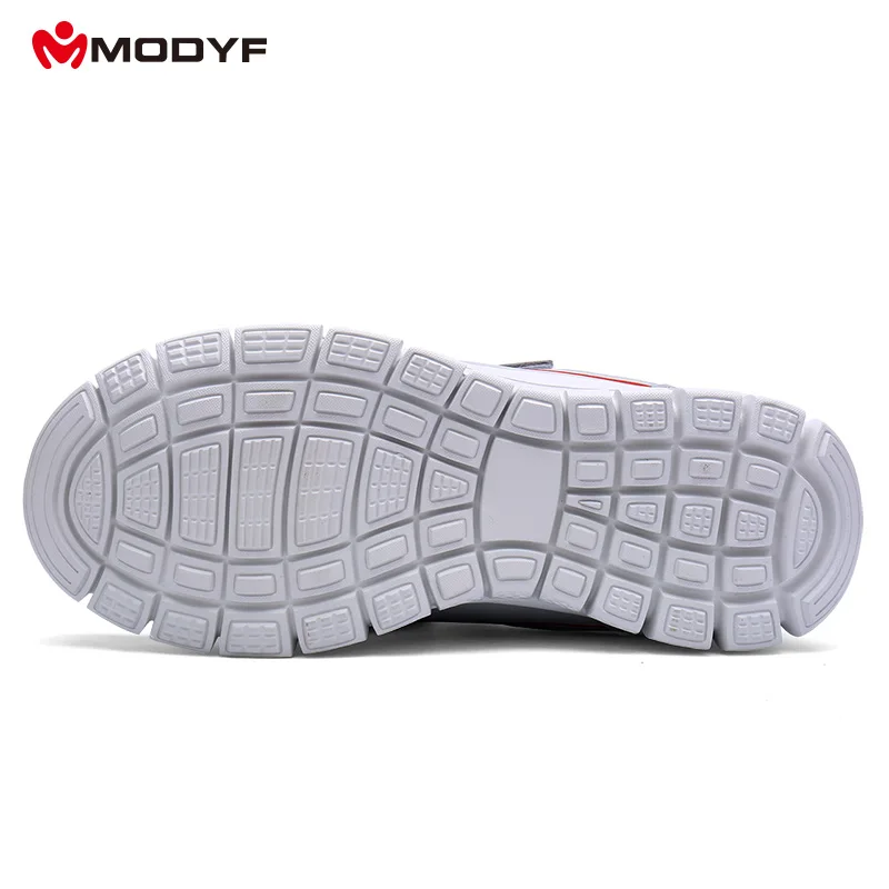 MODYF Men Steel Toe Work Safety Shoes Lightweight Breathable Casual Soft Sole Footwear Non Slip Puncture Proof With Magic Tape | Обувь