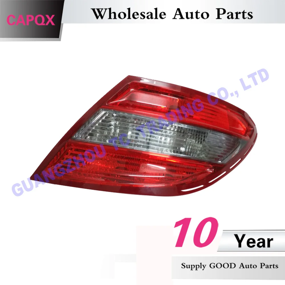 CAPQX 2PCS For W205 C180 C200 C250 2007-2010 Car Accessories Rear Light Tail Assembly Brake Taillight stop Lamp | Автомобили и
