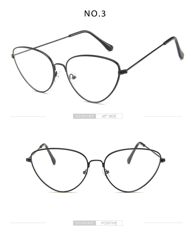 Cat Eye glasses Frame Women Fashion Clear glasses Lens Myopia Optical Glasses Frame oculos feminino occhiali da vista donna