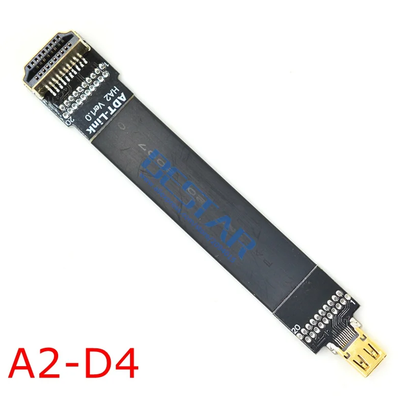 A2 FPV 5 см 10 см 20 см 30 см 50 см 1 м 2 м FPC плоский кабель HDMI 2,0 4 k/60 Гц для HDMI HDTV FPV Мультикоптер аэрофотосъемка