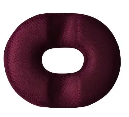 rose red Летняя подушка для сиденья в виде пончика ортопедическая кольцевая подушка большая 16," x 13" для геморроя, седалищного нерва, боли в хвостовой кости при беременности - Цвет: rose red