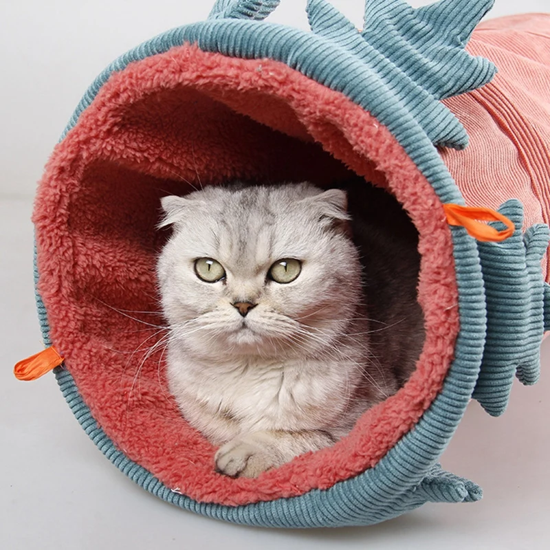 Забавные игрушки для кошек туннелей игр мячи складные котят щенков уличная