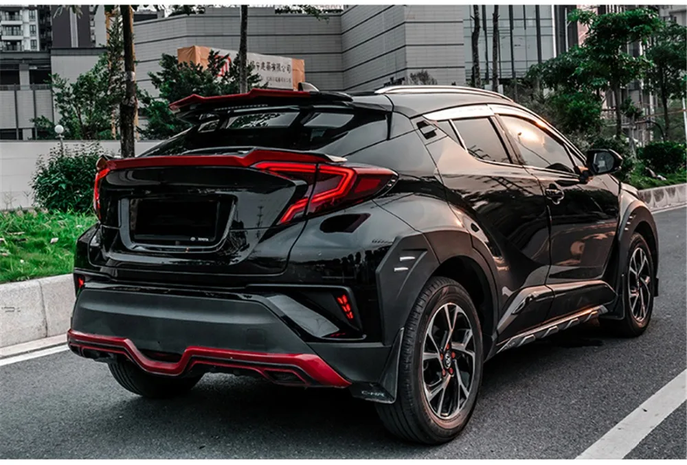 Задний спойлер багажник крыло, крышка для Toyota CHR аксессуары вождение автомобиля потока задний спойлер для Toyota C-HR