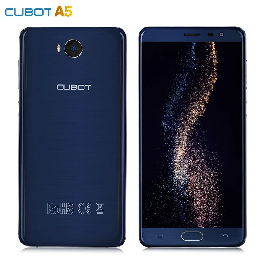 Смартфон CUBOT A5 4G LTE 5 дюйм fhd ЖК экран MT6735 Восьмиядерный Android 8 1 3 ГБ ОЗУ 32 Гб ПЗУ 13мп