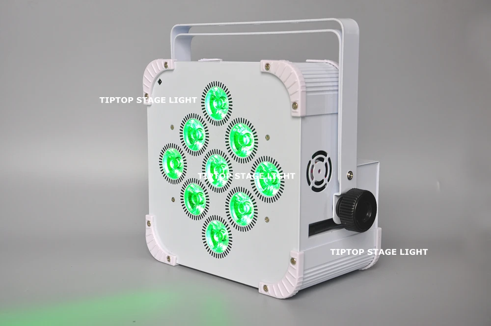 6 шт. светодиодный прожектор par с мультичипом RGBWA УФ-лампы для вечеринок